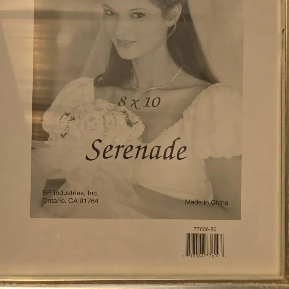 Photo Frame 8x10 In Silver Tone Photo Picture Frame Portrait Home Decor